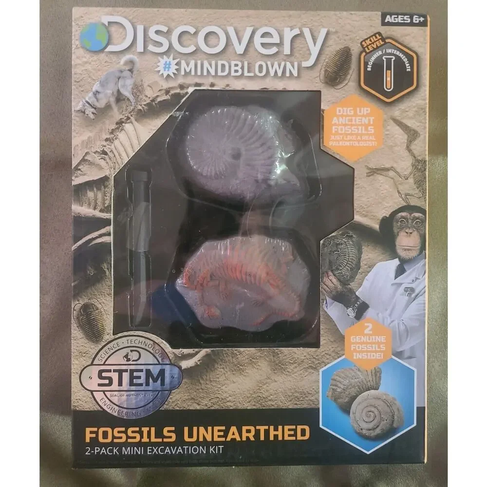 Lot Of 2 Discovery Mindblown Stem Family Activity Fossils Science Toy